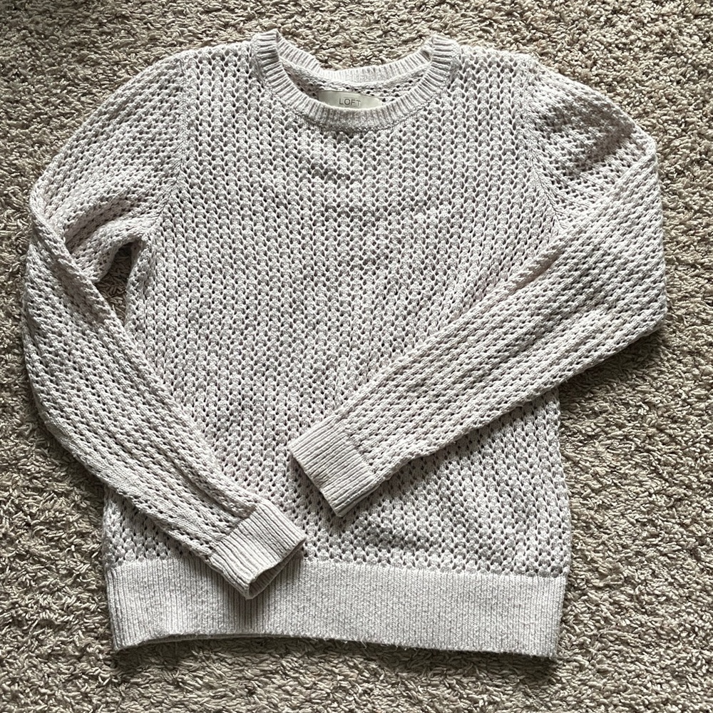 LOFT Cream Sweater